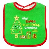 LuxLoyala®クリスマスの赤ちゃんよだれかけ、ベビー用品、ベビー休日ビブビブ、クリスマスの赤ちゃんのよだれかけ、10ロードされました