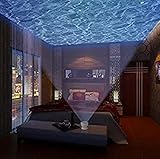 液体ライトプロジェクタ鎮静化Autism Sensory LEDおもちゃリラックスブルー夜音楽