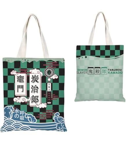 鬼滅の刃 冨岡義勇 トートバッグ キャンバス でかトート アコス 鬼滅の刃 冨岡義勇 トートバッグ キャンバス でかトート アコス