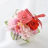 花由 プリザーブドフラワー パレット candypink 濃いピンク