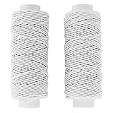 サンアミカ ゴムカタン糸 20m巻×2個 白 SAN176