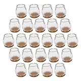 Esfunシリコーン製椅子脚キャップ 24個セット ラウンド形 すべり止め 傷防止 脚パッド 脚カバー 床プロテクター 家具　テーブル