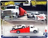 HOTWHEELS 1:64 CAR CULTURE TEAM TRANSPORT '66 PORSCHE 906 CARRERA 6 & CARRY ON ホットウィール 1:64スケール カーカルチャー チームトランスポート 「'66 ポルシェ 906 カレラ & キャリーオン」 [並行輸入品]