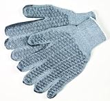 MCR Safety 9676LM Honey Grip Cotton/Polyester String Knit Honeycomb Gloves with White Hemmed Cuff Gr