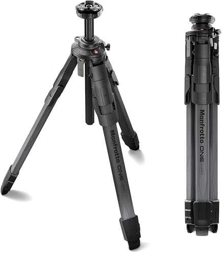 Amazon | Manfrotto Manfrotto ONE アルミニウム三脚 ブラック [3段
