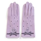 リトルツインスターズ 手袋 (パープル/タッチパネル対応)
