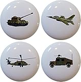 Carolina Hardware and Decor 1018 Military Vehicle Cabinet Drawer Knobs, Set of 4 by Carolina Hardwar
