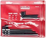 Wright Tool 9E69218 L-Key Combination in Slotted Pouch, 18-Piece [並行輸入品]