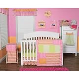Trend Lab Savannah Chevron 6 Piece Crib Bedding Set - Pink/Orange/Green by Trend Lab [並行輸入品]