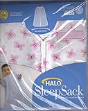 Halo Sleep Sack - Butterfly Toss Prints - Small - Birth to 6 Months by HALO SleepSack