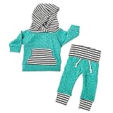 Cutelove　フード付きセーター+ズボン2点セット　男の子　女の子　赤ちゃん　春　秋　コットン　可愛い