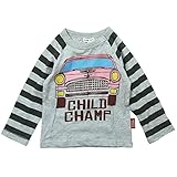 《秋冬春対応》 CHILD CHAMP(チャイルド チャンプ) 天竺CHAMPCARラグランT長袖シャツ 120cm/GY NO.C-271055