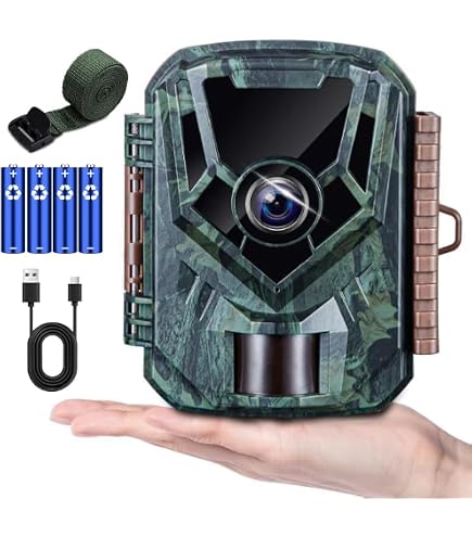 Amazon.co.jp: KJK トレイルカメラ 小型 防犯カメラ 野生動物監視