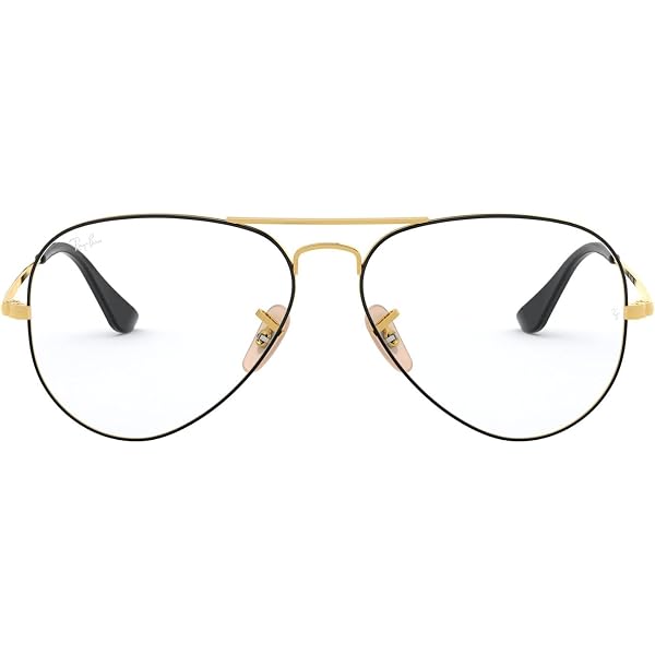 Amazon | Ray-Ban (レイバン) メガネ RX6489 AVIATOR LEGEND GOLD