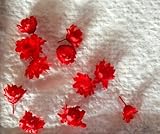 スターフラワーブロッサム（レッド）10輪　【ドライフラワー】レジンなどハンドメイドアクセサリーの素材として人気です！