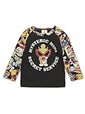 (マイファーストヒステリック) MY FIRST HYSTERIC HYSTERIC MESSY TOYS総柄ラグランロングTシャツ 80cm ブラック