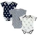 Sofie &サム・有機コットン3パックコンボベビーボディスーツワンジーロンパース – Polka Dot , Pooh & Deer