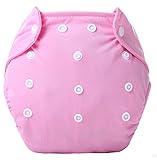 2つのコットンおむつパンツおむつ漏れ防止通気性防水ピンクのセット