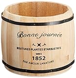 GREENHOUSE ナチュラルウッドプランター 樽S 3078-C-N ナチュラル