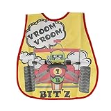 （ビッツ）BIT´Z 2柄NEW食事用エプロンお食事スタイ 80-95 イエロー