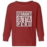 TCAMP新しい2018 World Soccer Championship Straight Outta Country Pride Little Kidsガールズボーイズ幼児用長袖Tシャツ 5T 