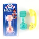 Baby King Rattleおもちゃ、4 1 / 2 "長い、bk134、Colors Vary , 1各