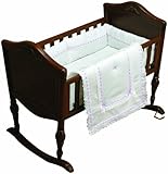 Baby Doll Bedding Royal Classic Cradle Bedding Set, Lavender by BabyDoll Bedding