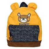 アスナロ（バッグ） ZOOMIC リュック ベビー 男の子 子供用 かばん ストラップ付きM イエロー