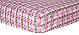 Trend Lab Crib Sheet, Pink Plaid by Trend Lab