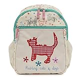 Pink Lining Raining Cats and Dogs Medium Rucksack by Pink Lining