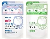 シャボン玉石けん 無添加せっけん 詰め替え シャンプー 泡タイプ 420ml + 無添加せっけんシャンプー専用リンス 420ml