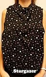 Adult Bandana Bib/Clothing Protector - Long Length Feeding Bib (Stargazer) by BibblePlus Dignity Bib