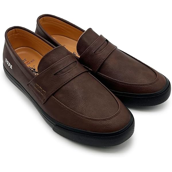 Amazon | [シップス] スパニッシュ カーフ ローファー ブラウン 8.5