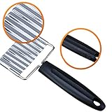 funnytoday365キッチンアクセサリーツール野菜カッターステンレス鋼ポテト波状エッジカッター]ガジェット野菜フルーツポテトカッター