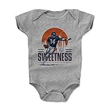 500レベルのWalter Payton Baby Onesie – ヴィンテージシカゴフットボールファンギア&スポーツアパレル – Walter PaytonスカイラインO
