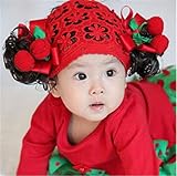 ベビー用ヘアバンド　お花柄 新生児 赤ちゃん 出産祝い 内祝い お宮参り 誕生日 100日記念 こどもの日 記念撮影 初節句に (E)
