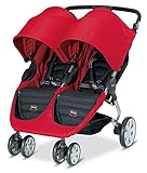 Britax(ブライタックス) B-Agile ダブル ストローラー ベビーカー (レッド)【並行輸入品】+NONOKUROオリジナルハンドタオルセット