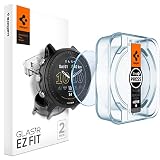 Spigen EZ Fit Forerunner 955 Solar / 955 用の 貼り付けキット付き ガラスフィルム 2枚入