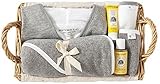 Burt's Bees Baby Organic Better Bathtime Basket, Heather Grey by Burt's Bees Baby [並行輸入品]