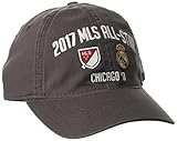 adidas MLS オールスター 大人用 メンズ MLS オールスター デュエリング 調節可能なスラウチハット フリーサイズ グレー