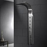 アリエルa303 65 " H x 6 – 1 / 2 " Wシャワーパネル温度調節with Rainシャワーヘッド、Han、 One Size A303 1