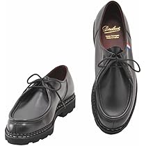 新品★ポロラルフローレンチロリアンシューズ26.0cm黒パラブーツミカエル パラブーツPARABOOT ミカエル レザーチロリアンシューズ 黒23.5