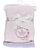 Disney Fairy Tale Dreams Embroidered Boa Baby Blanket by Disney
