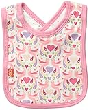 Magnificentベビーベビー女の子新生児Girl 's Love Birds 2重リバーシブルよだれかけ