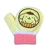 ベビーキャラクター ニット ミトン手袋 ngr2 (ポムポムプリン（ピンク）)pn41437