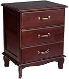 アンティーク風チェスト 3段 ブラウン TNB-403BR