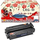CRG-W トナーカートリッジ 互換ブランド キャノン Canon D300 D350 L380 L380S プリンター用 鮮やかな色彩 最大 3500 ページ、チップ内蔵 (1パックブラックBK)
