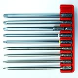 新しいトルクスビットセット 9 pc TX 8 ～ 30 、長 - 3.3/4 」 95 mm - スイス製