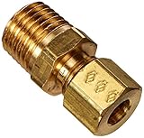 Brasscraft 68-4-4X 1/4 OD by 1/4-Inch Male Reducing Adapter Lead-Free, Rough Brass by BrassCraft
