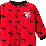 カーターズ ニット帽のトナカイ　フリース　カバーオール　9Ｍ/9ヶ月　 男の子　ロンパース　ボディスーツ　ベビー服 carter's